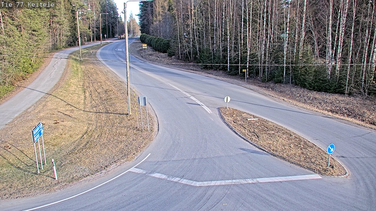 Weather Camera Image Road 77 Keitele, Keitele, Pohjois-Savo