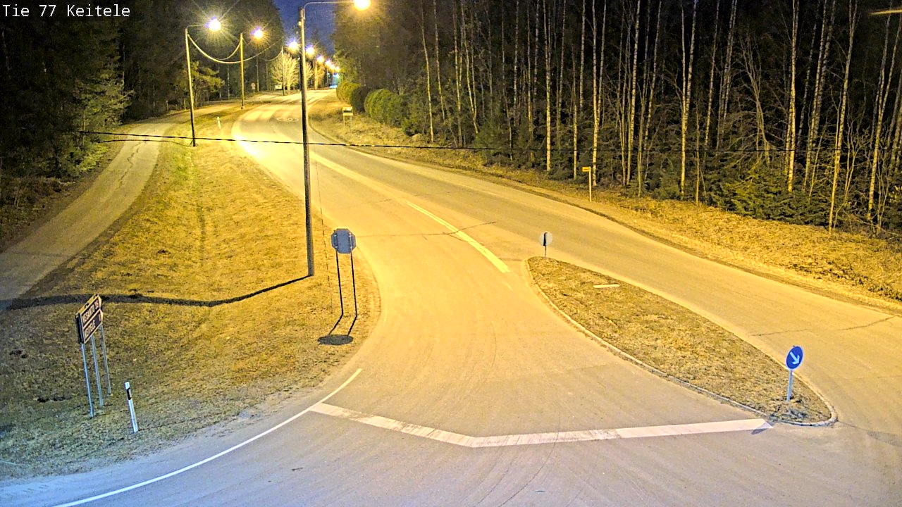 Weather Camera Image Road 77 Keitele, Keitele, Pohjois-Savo