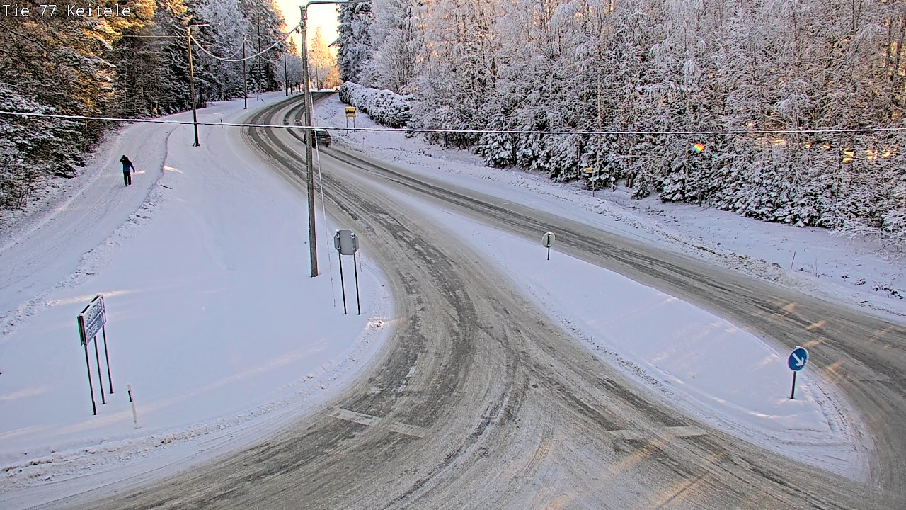 Weather Camera Image Väg 77 Keitele, Keitele, Pohjois-Savo