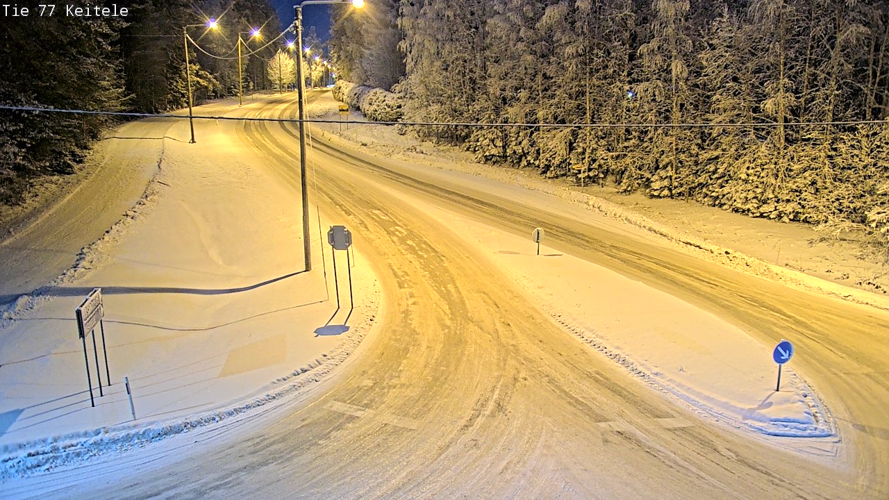 Weather Camera Image Väg 77 Keitele, Keitele, Pohjois-Savo