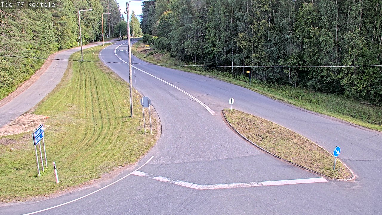 Weather Camera Image Väg 77 Keitele, Keitele, Pohjois-Savo
