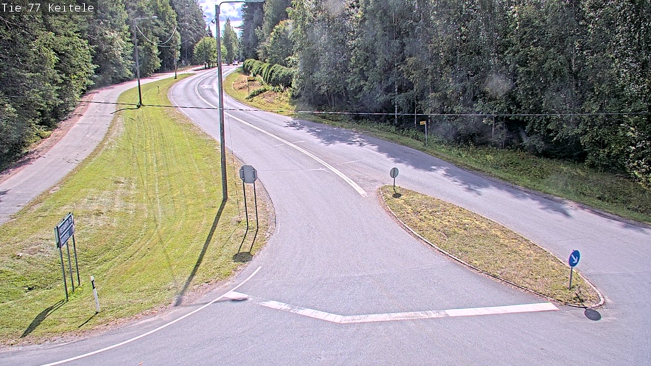Weather Camera Image Väg 77 Keitele, Keitele, Pohjois-Savo