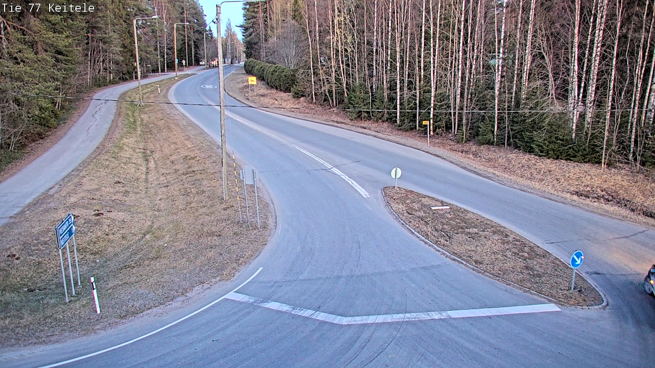 Weather Camera Image Road 77 Keitele, Keitele, Pohjois-Savo
