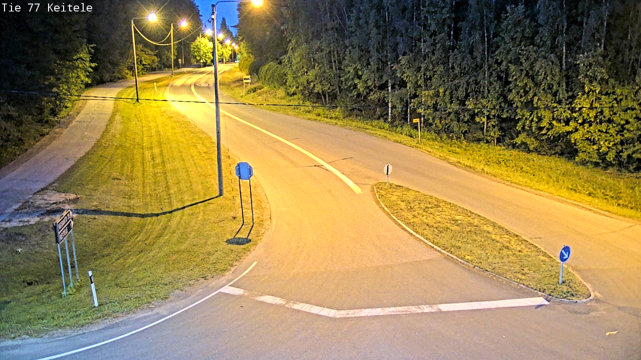 Weather Camera Image Väg 77 Keitele, Keitele, Pohjois-Savo