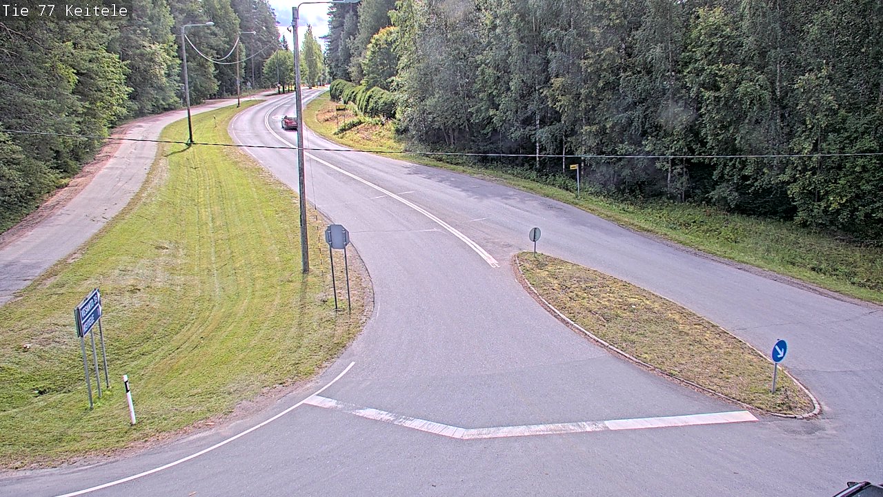 Weather Camera Image Väg 77 Keitele, Keitele, Pohjois-Savo