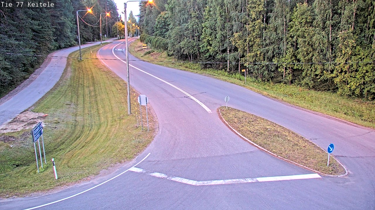 Weather Camera Image Väg 77 Keitele, Keitele, Pohjois-Savo