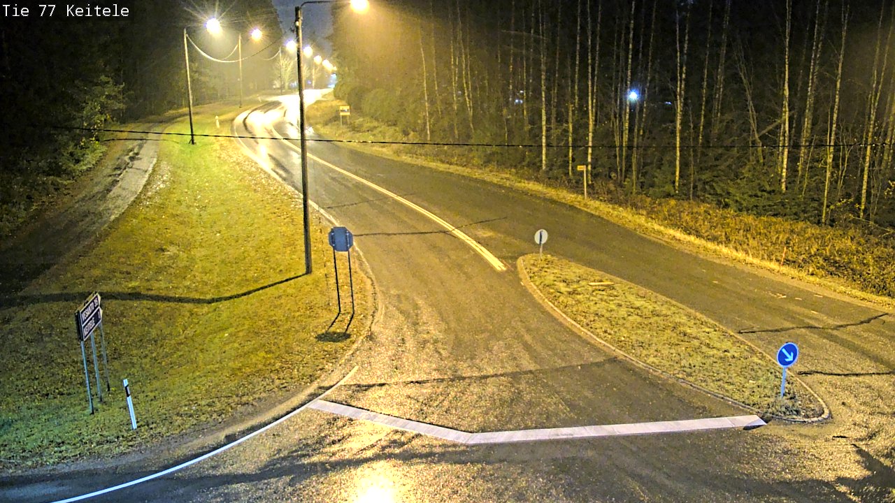 Weather Camera Image Väg 77 Keitele, Keitele, Pohjois-Savo