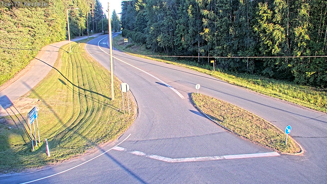 Weather Camera Image Väg 77 Keitele, Keitele, Pohjois-Savo