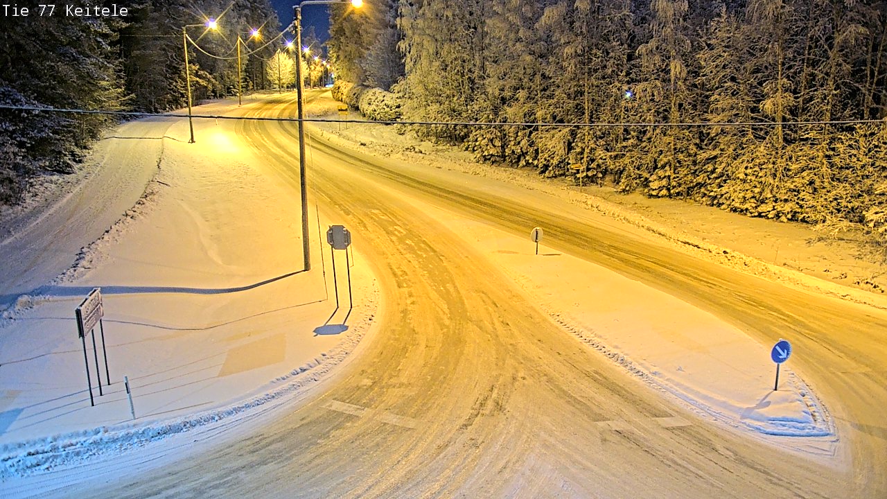 Weather Camera Image Väg 77 Keitele, Keitele, Pohjois-Savo