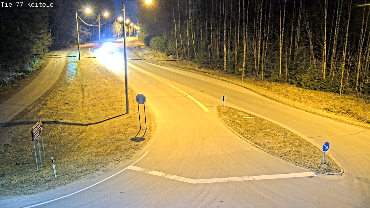 Weather Camera Image Road 77 Keitele, Keitele, Pohjois-Savo