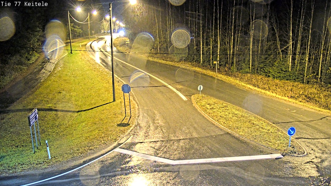 Weather Camera Image Väg 77 Keitele, Keitele, Pohjois-Savo