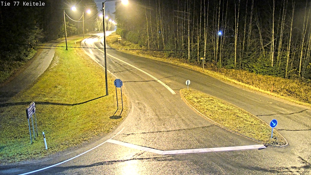 Weather Camera Image Road 77 Keitele, Keitele, Pohjois-Savo