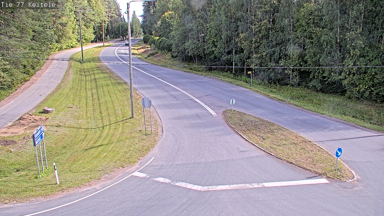 Weather Camera Image Väg 77 Keitele, Keitele, Pohjois-Savo