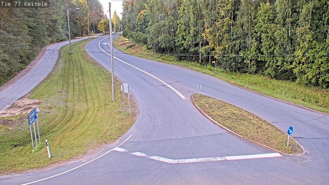 Weather Camera Image Väg 77 Keitele, Keitele, Pohjois-Savo