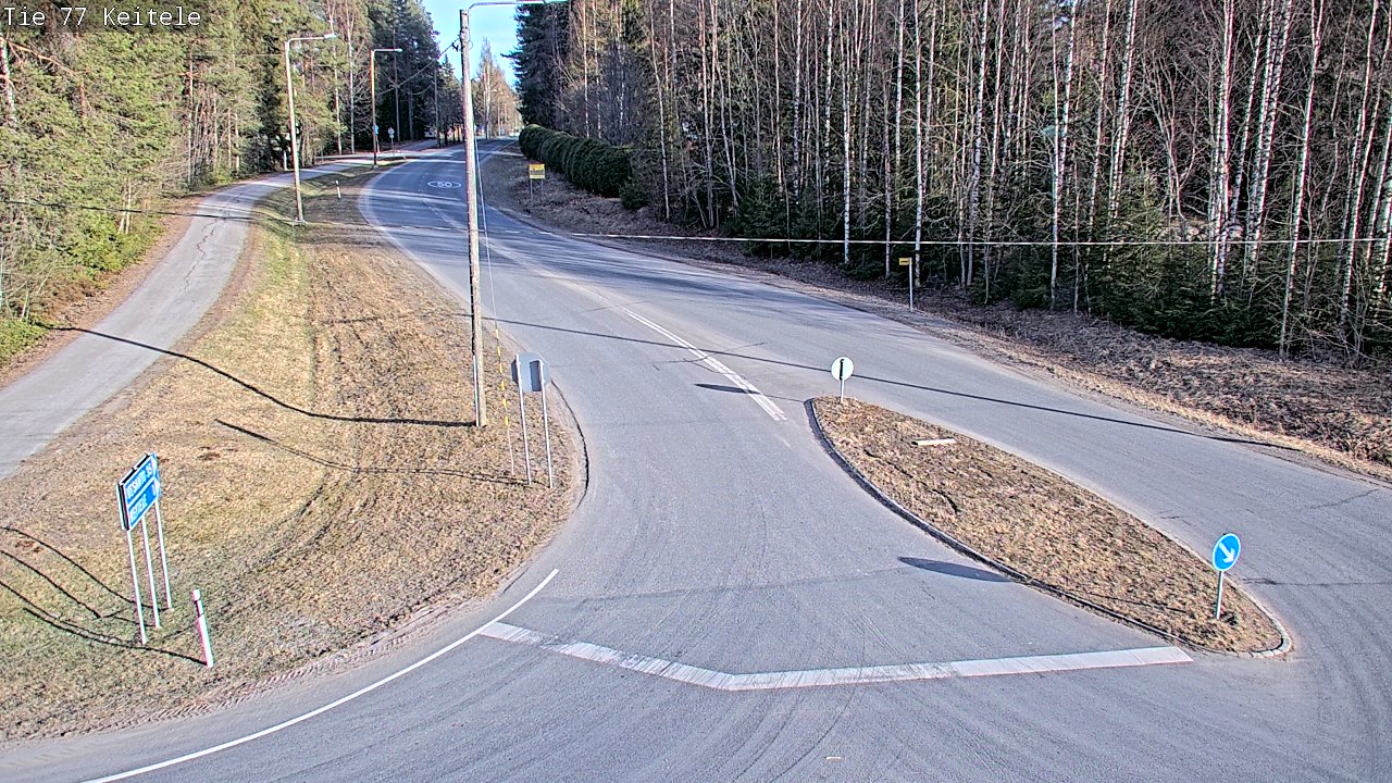 Weather Camera Image Road 77 Keitele, Keitele, Pohjois-Savo
