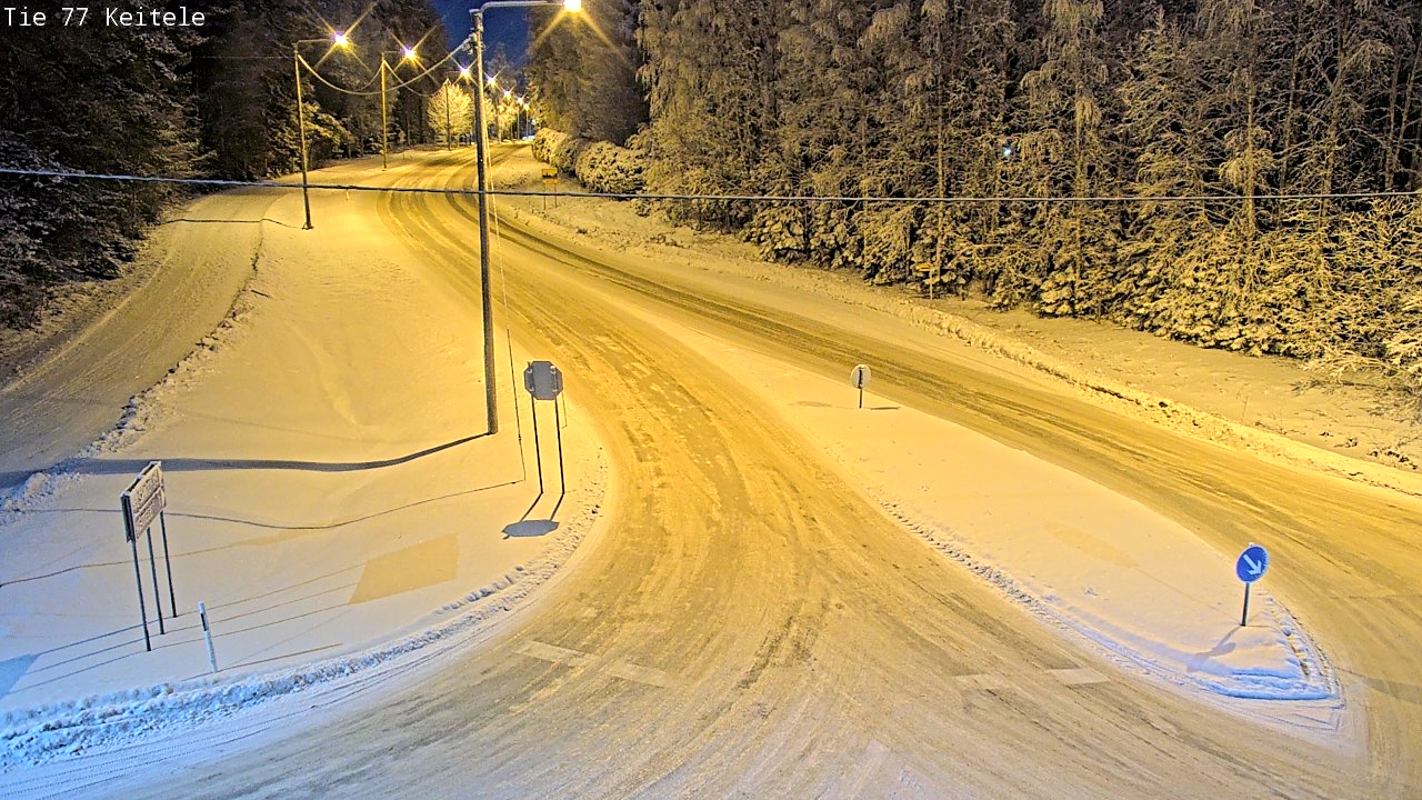Weather Camera Image Road 77 Keitele, Keitele, Pohjois-Savo
