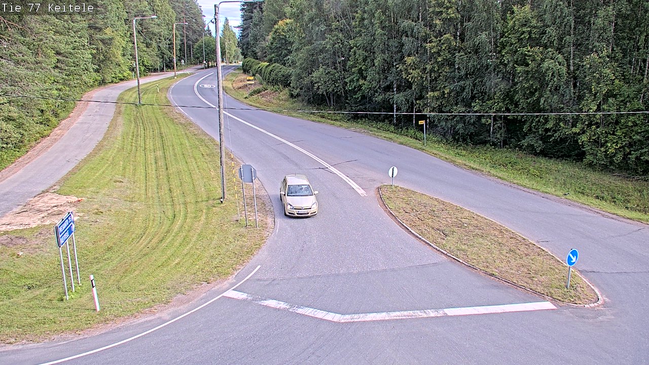Weather Camera Image Väg 77 Keitele, Keitele, Pohjois-Savo