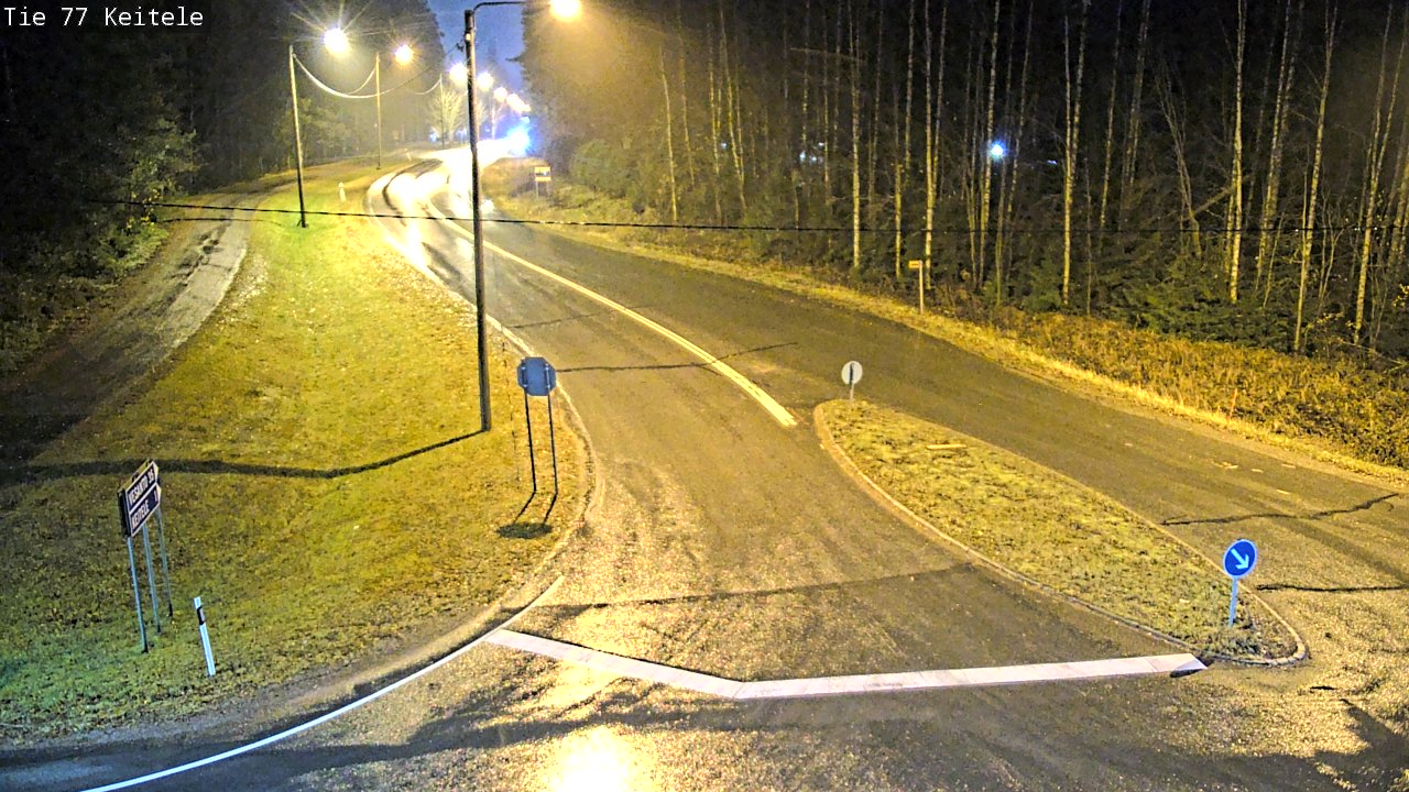 Weather Camera Image Väg 77 Keitele, Keitele, Pohjois-Savo