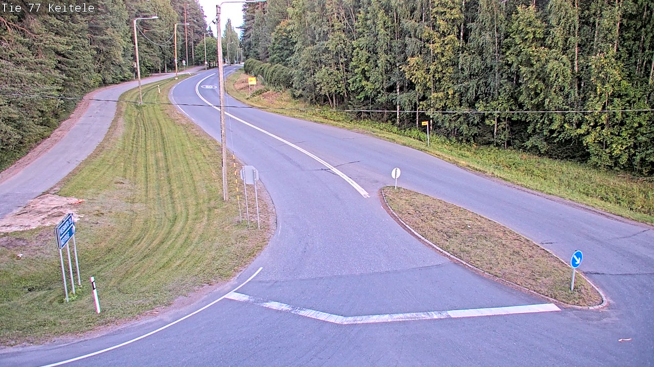 Weather Camera Image Väg 77 Keitele, Keitele, Pohjois-Savo