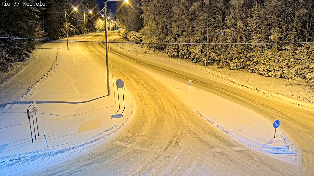 Weather Camera Image Road 77 Keitele, Keitele, Pohjois-Savo