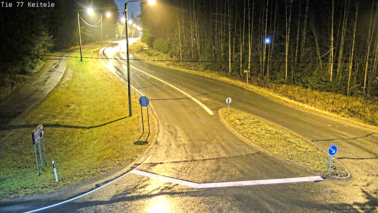 Weather Camera Image Väg 77 Keitele, Keitele, Pohjois-Savo