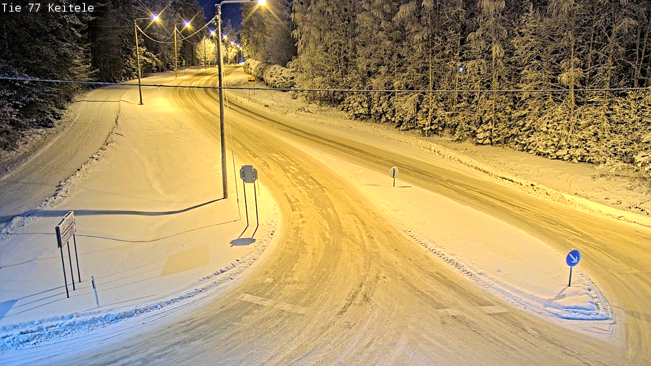 Weather Camera Image Road 77 Keitele, Keitele, Pohjois-Savo