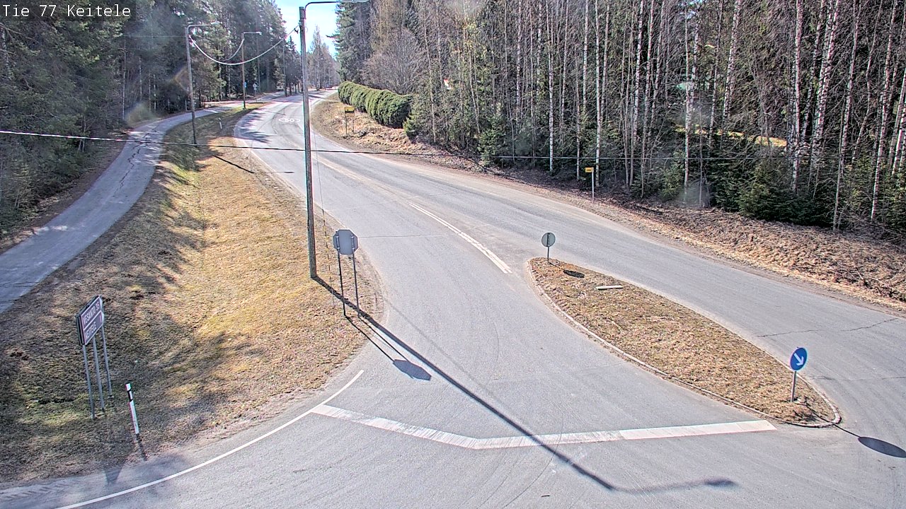 Weather Camera Image Road 77 Keitele, Keitele, Pohjois-Savo
