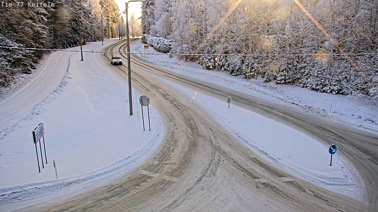 Weather Camera Image Väg 77 Keitele, Keitele, Pohjois-Savo