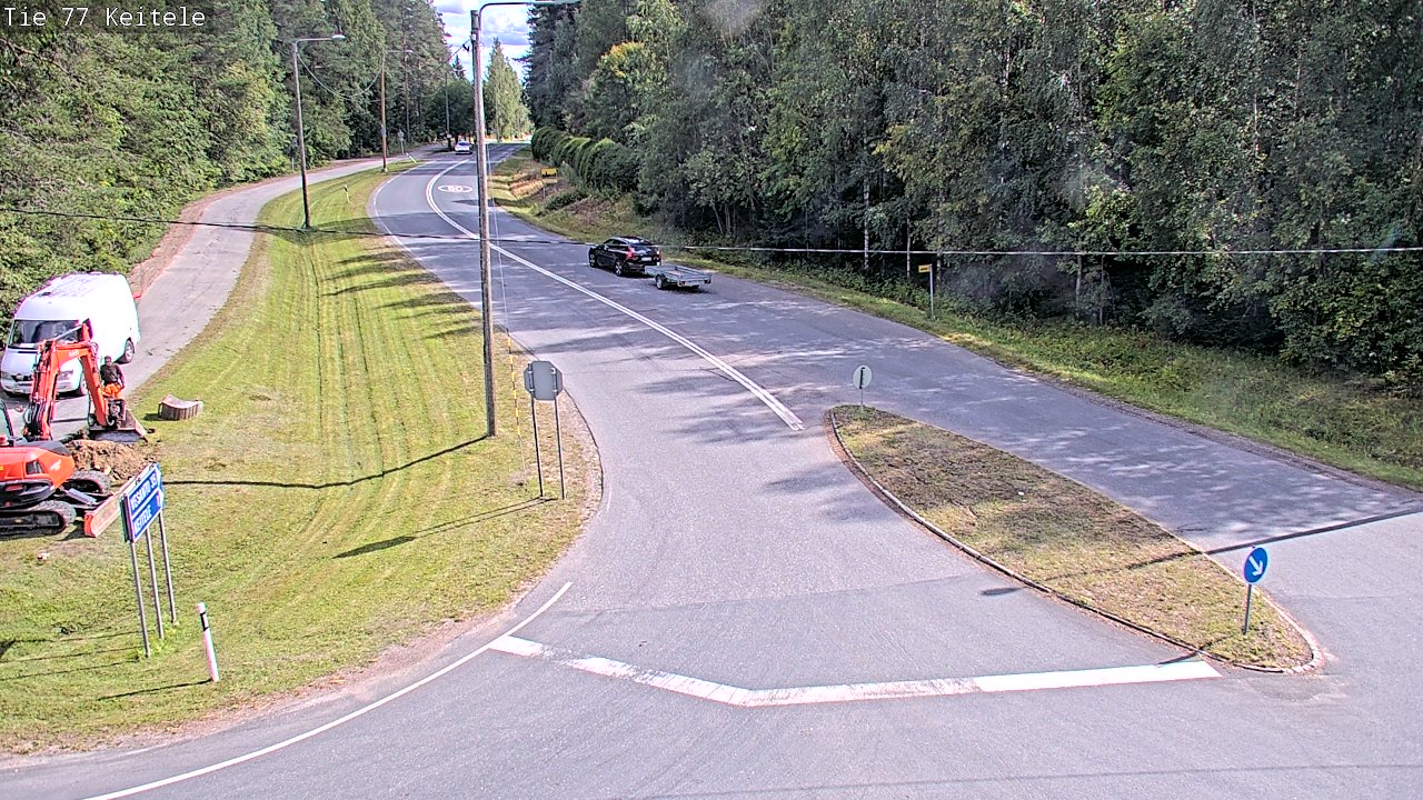 Weather Camera Image Väg 77 Keitele, Keitele, Pohjois-Savo