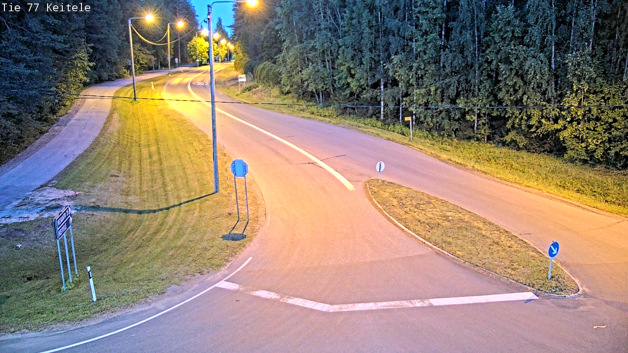 Weather Camera Image Väg 77 Keitele, Keitele, Pohjois-Savo