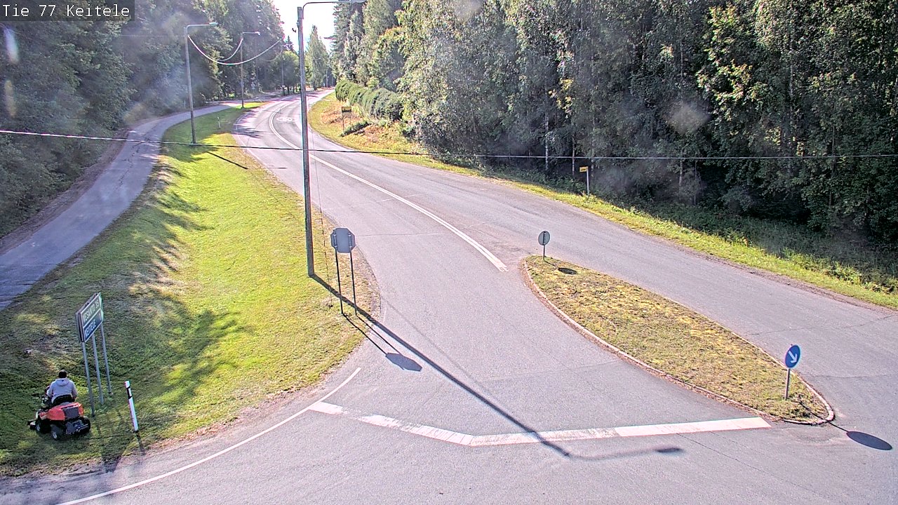 Weather Camera Image Väg 77 Keitele, Keitele, Pohjois-Savo