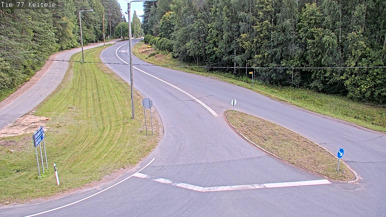 Weather Camera Image Väg 77 Keitele, Keitele, Pohjois-Savo