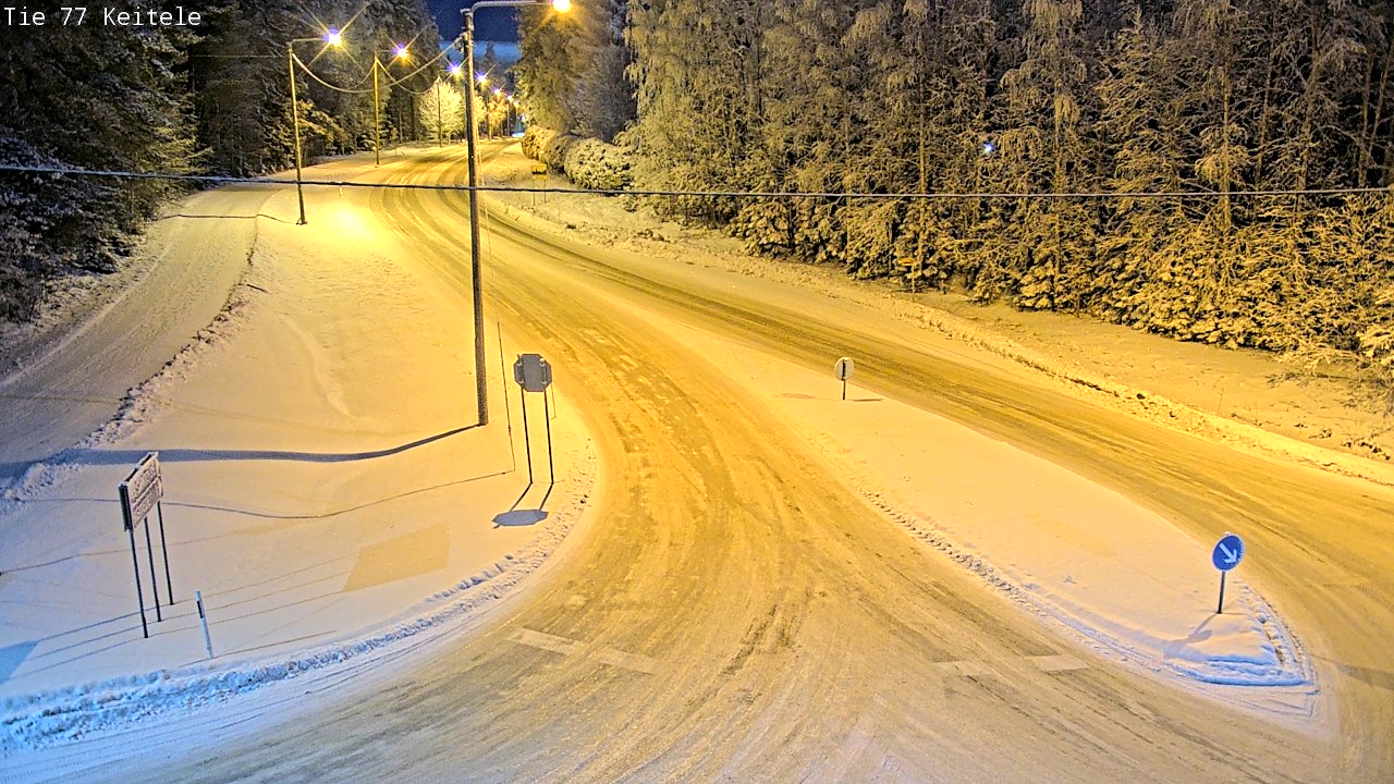 Weather Camera Image Väg 77 Keitele, Keitele, Pohjois-Savo