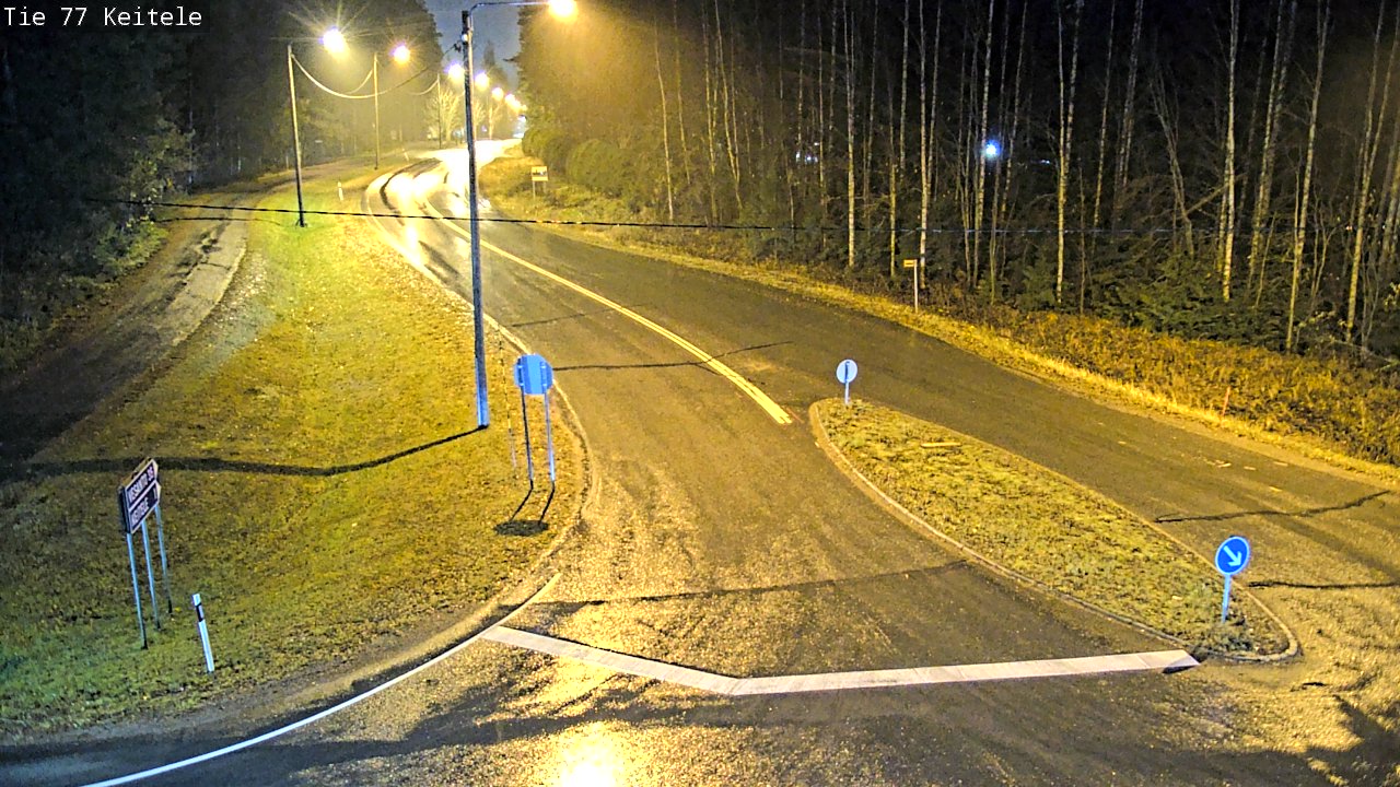 Weather Camera Image Väg 77 Keitele, Keitele, Pohjois-Savo