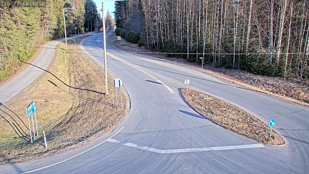 Weather Camera Image Road 77 Keitele, Keitele, Pohjois-Savo