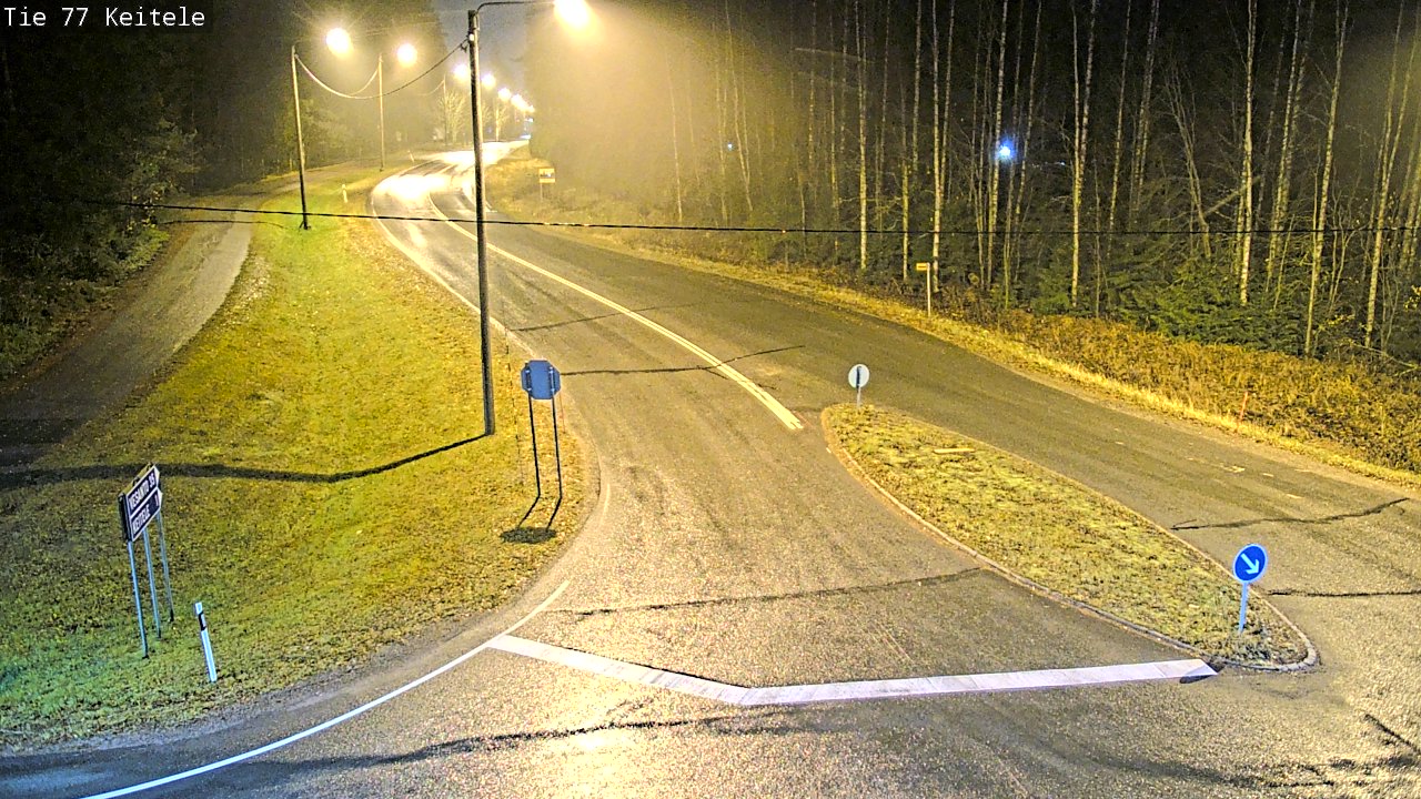 Weather Camera Image Road 77 Keitele, Keitele, Pohjois-Savo
