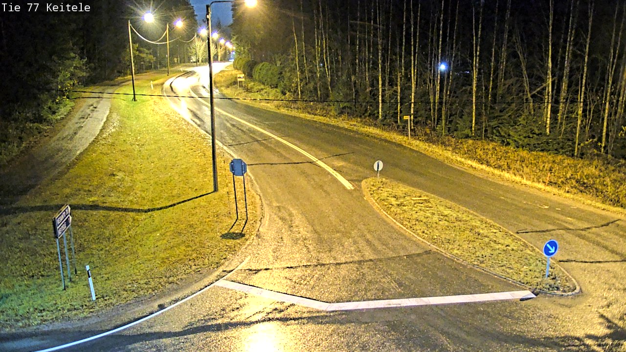 Weather Camera Image Väg 77 Keitele, Keitele, Pohjois-Savo