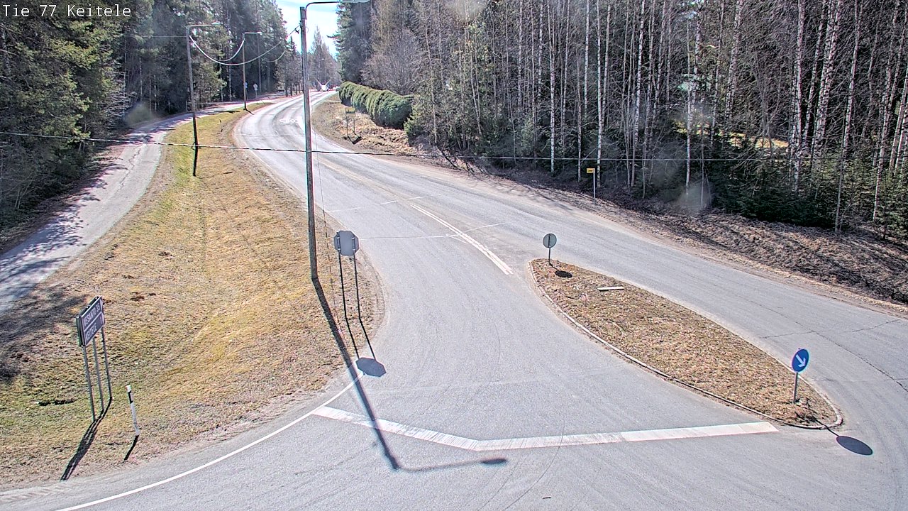 Weather Camera Image Road 77 Keitele, Keitele, Pohjois-Savo