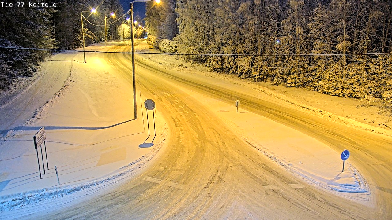 Weather Camera Image Väg 77 Keitele, Keitele, Pohjois-Savo