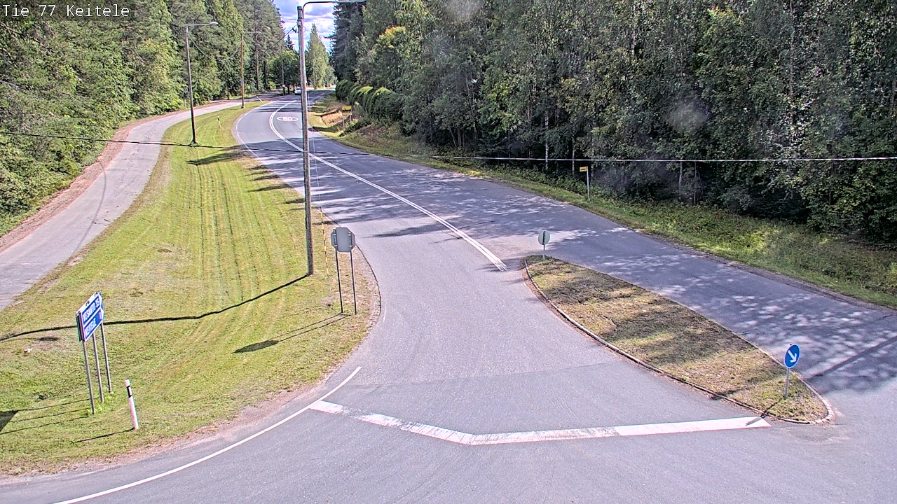 Weather Camera Image Väg 77 Keitele, Keitele, Pohjois-Savo