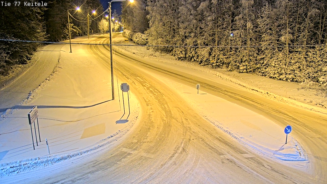 Weather Camera Image Väg 77 Keitele, Keitele, Pohjois-Savo