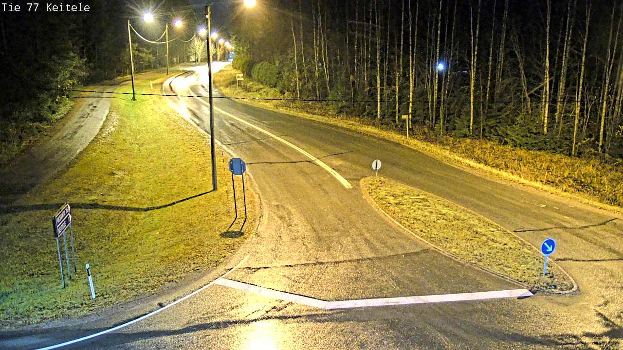 Weather Camera Image Road 77 Keitele, Keitele, Pohjois-Savo