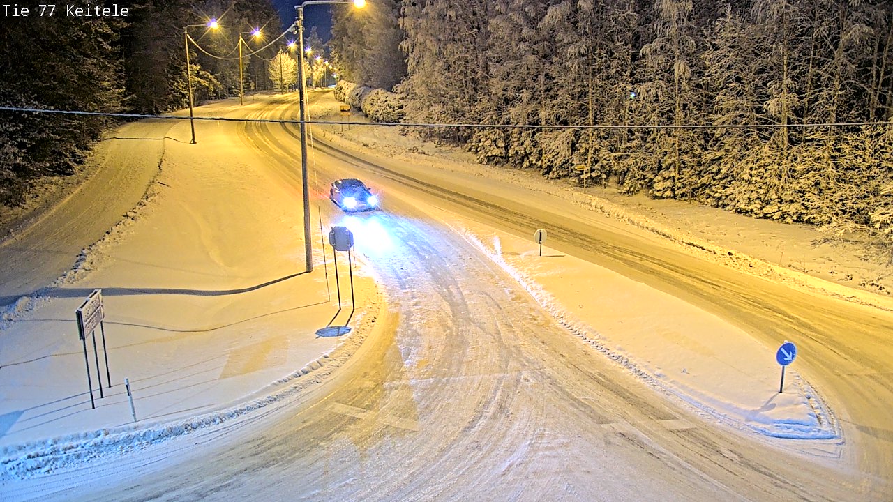 Weather Camera Image Väg 77 Keitele, Keitele, Pohjois-Savo
