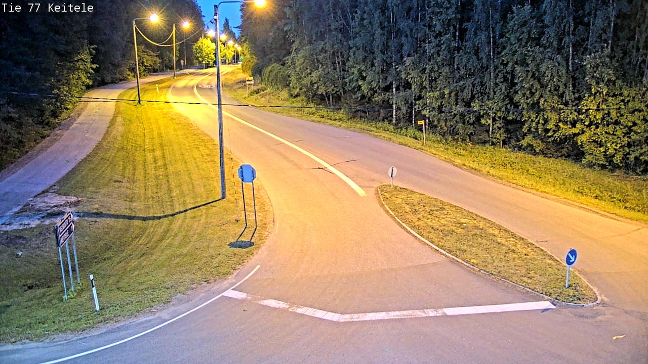 Weather Camera Image Väg 77 Keitele, Keitele, Pohjois-Savo