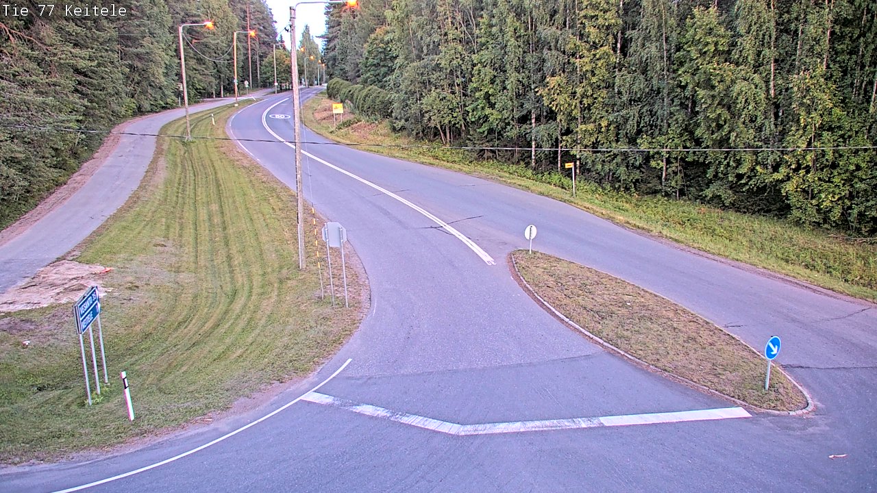 Weather Camera Image Väg 77 Keitele, Keitele, Pohjois-Savo