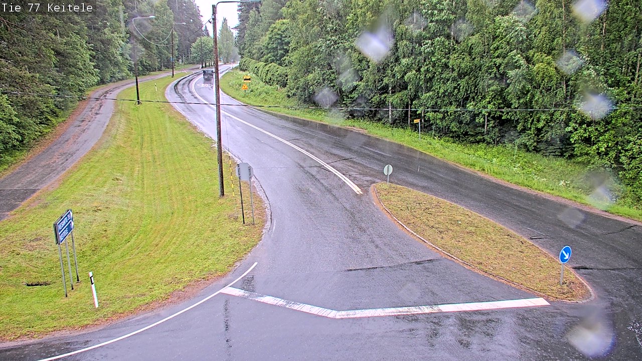 Weather Camera Image Road 77 Keitele, Keitele, Pohjois-Savo