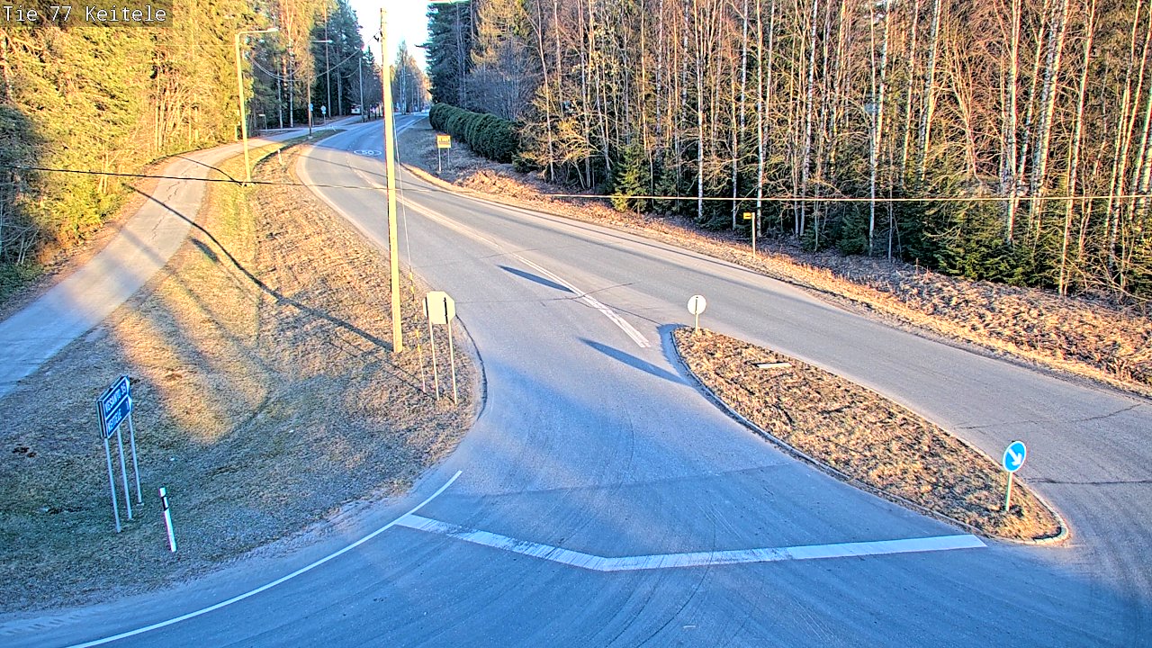 Weather Camera Image Road 77 Keitele, Keitele, Pohjois-Savo