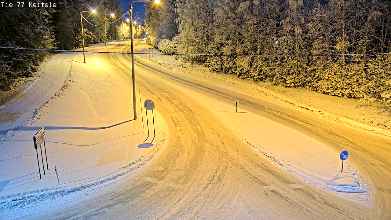 Weather Camera Image Väg 77 Keitele, Keitele, Pohjois-Savo