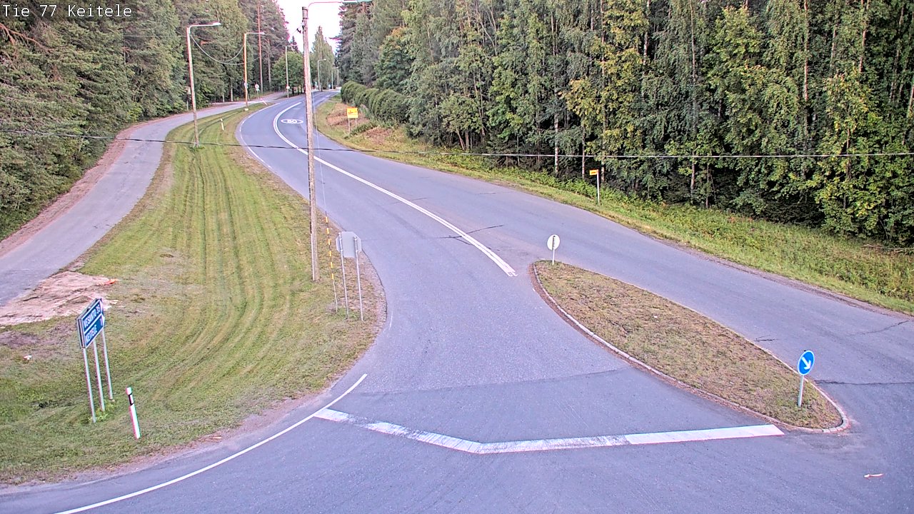 Weather Camera Image Väg 77 Keitele, Keitele, Pohjois-Savo