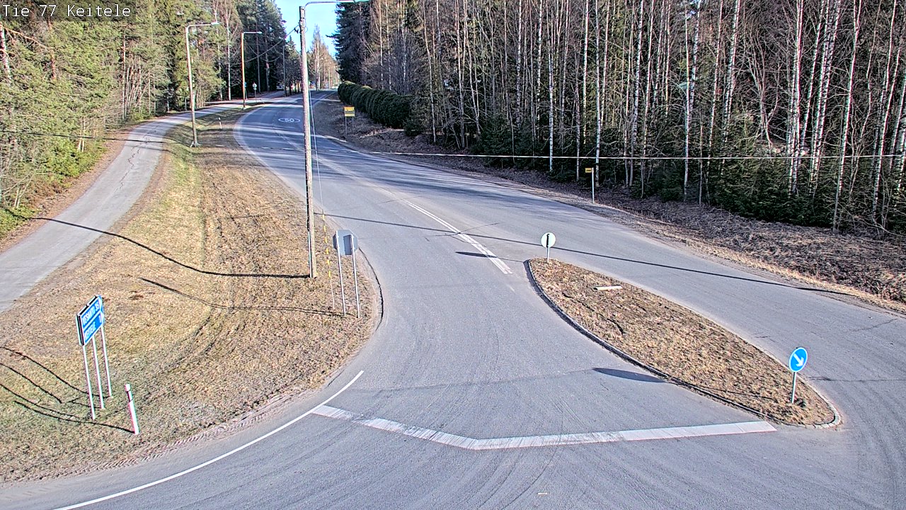 Weather Camera Image Road 77 Keitele, Keitele, Pohjois-Savo